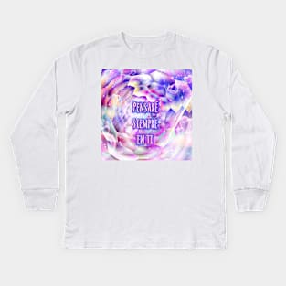 I WILL THINK OF YOU Kids Long Sleeve T-Shirt